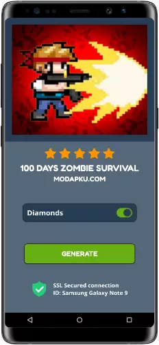 100 DAYS Zombie Survival MOD APK Screenshot
