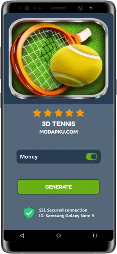 3D Tennis MOD APK Screenshot