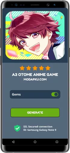 A3 Otome Anime Game MOD APK Screenshot