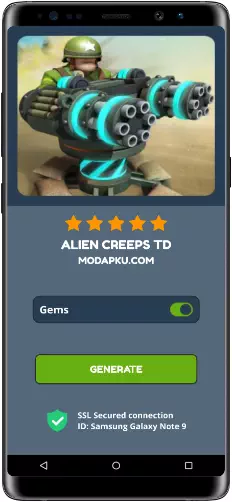 Alien Creeps TD MOD APK Screenshot