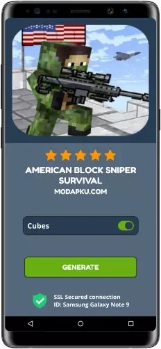 American Block Sniper Survival MOD APK Screenshot