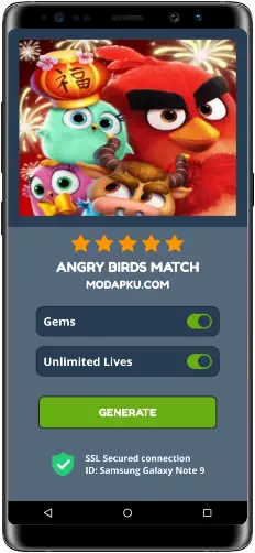 Angry Birds Match MOD APK Screenshot