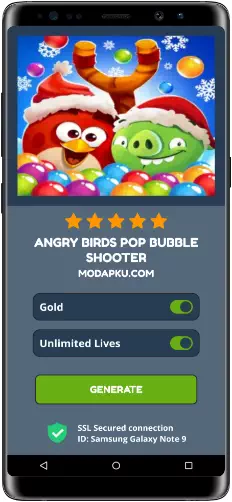 Angry Birds POP Bubble Shooter MOD APK Screenshot