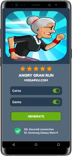Angry Gran Run MOD APK Screenshot