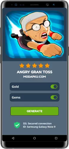 Angry Gran Toss MOD APK Screenshot