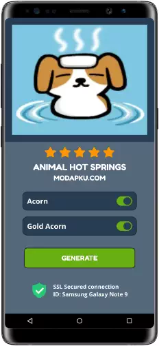 Animal Hot Springs MOD APK Screenshot