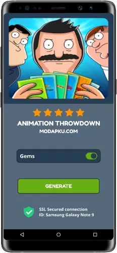 Animation Throwdown MOD APK Screenshot