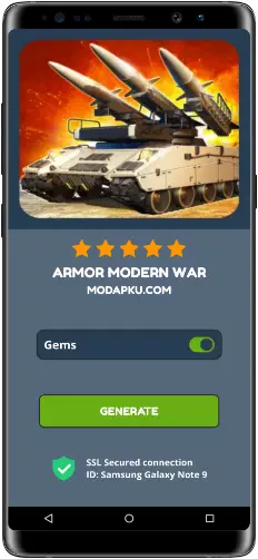 Armor Modern War MOD APK Screenshot