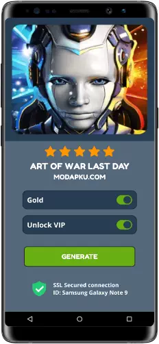 Art of War Last Day MOD APK Screenshot