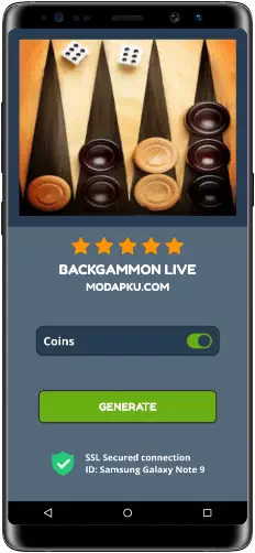 Backgammon Live MOD APK Screenshot