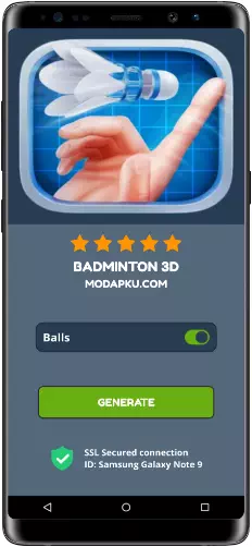Badminton 3D MOD APK Screenshot