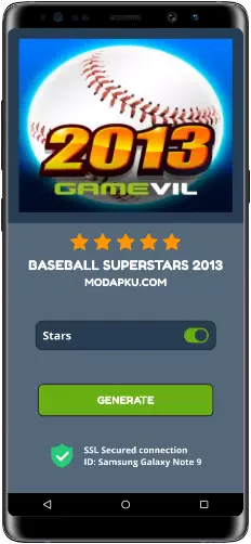 Baseball Superstars 2013 MOD APK Screenshot