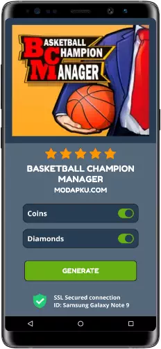 Basketball Champion Manager MOD APK Screenshot
