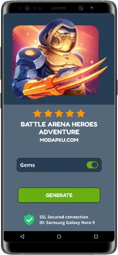 Battle Arena Heroes Adventure MOD APK Screenshot