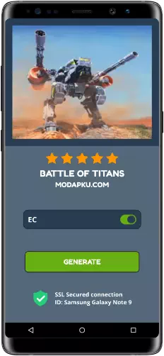 Battle of Titans MOD APK Screenshot
