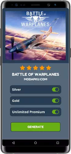Battle of Warplanes MOD APK Screenshot