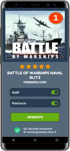 Battle of Warships Naval Blitz MOD APK Screenshot