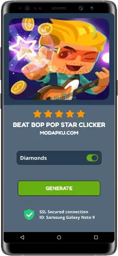 Beat Bop Pop Star Clicker MOD APK Screenshot