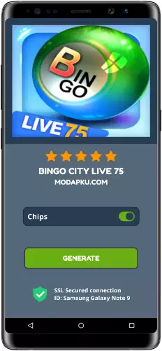 Bingo City Live 75 MOD APK Screenshot