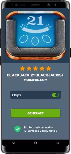 Blackjack 21 Blackjackist MOD APK Screenshot