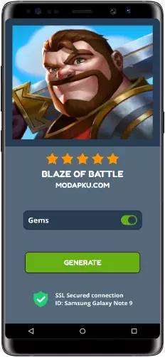 Blaze of Battle MOD APK Screenshot