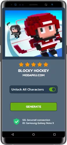Blocky Hockey MOD APK Screenshot