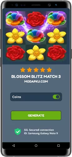 Blossom Blitz Match 3 MOD APK Screenshot