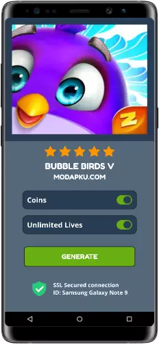 Bubble Birds V MOD APK Screenshot