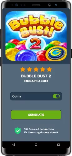 Bubble Bust 2 MOD APK Screenshot