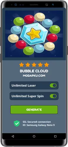 Bubble Cloud MOD APK Screenshot