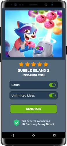 Bubble Island 2 MOD APK Screenshot