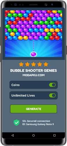 Bubble Shooter Genies MOD APK Screenshot