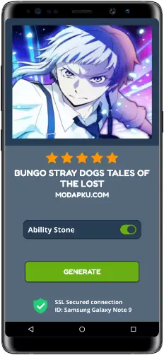 Bungo Stray Dogs Tales of the Lost MOD APK Screenshot