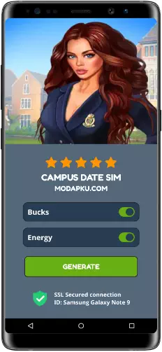 Campus Date Sim MOD APK Screenshot