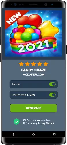 Candy Craze MOD APK Screenshot