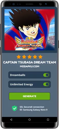 Captain Tsubasa Dream Team MOD APK Screenshot