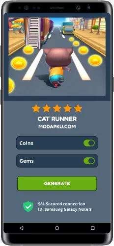 Cat Runner MOD APK Screenshot