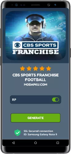 CBS Sports Franchise Football MOD APK Screenshot