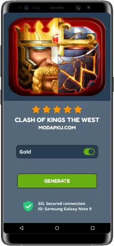 Clash of Kings The West MOD APK Screenshot