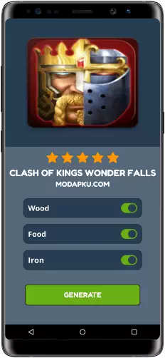 Clash of Kings Wonder Falls MOD APK Screenshot