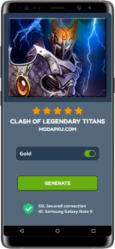 Clash of Legendary Titans MOD APK Screenshot