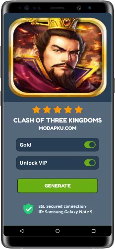 Clash of Three Kingdoms MOD APK Screenshot