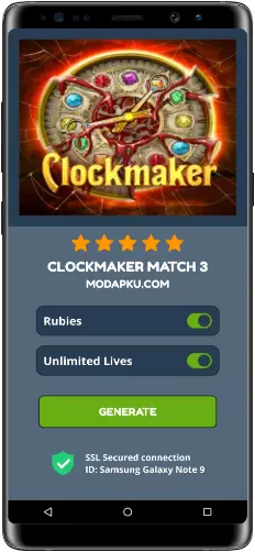 Clockmaker Match 3 MOD APK Screenshot