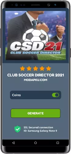 Club Soccer Director 2021 MOD APK Screenshot