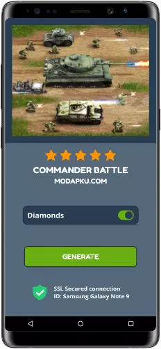 Commander Battle MOD APK Screenshot