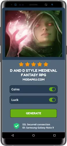 D and D Style Medieval Fantasy RPG MOD APK Screenshot