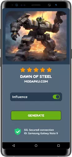 Dawn of Steel MOD APK Screenshot