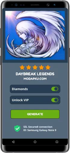 Daybreak Legends MOD APK Screenshot