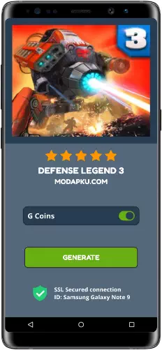 Defense Legend 3 MOD APK Screenshot