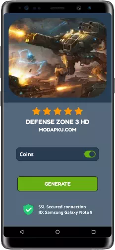 Defense Zone 3 HD MOD APK Screenshot